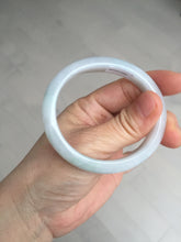 Load image into Gallery viewer, 52mm certified Type A 100% Natural green/purple/white oval Jadeite Jade bangle BM57-0280