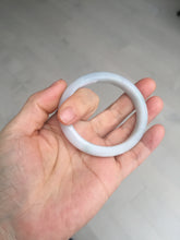 Load image into Gallery viewer, 52mm certified Type A 100% Natural green/purple/white oval Jadeite Jade bangle BM57-0280