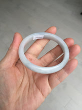Load image into Gallery viewer, 52mm certified Type A 100% Natural green/purple/white oval Jadeite Jade bangle BM57-0280