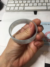 Load image into Gallery viewer, 48.3mm Certified Type A 100% Natural icy watery light green clear white super thin Jadeite Jade bangle PH250-0203