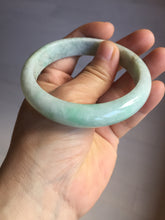 Load image into Gallery viewer, 58mm Certificate 100% natural type A sunny green brown jadeite jade bangle D139-4022