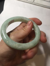 Load image into Gallery viewer, 57mm Certified Type A 100% Natural light green jadeite Jade bangle PA132-(6557)