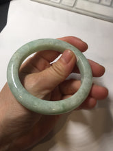 Load image into Gallery viewer, 57mm Certified Type A 100% Natural light green jadeite Jade bangle PA132-(6557)