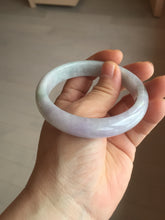 Load image into Gallery viewer, 57.5mm Certified Type A 100% Natural sunny green purple white jadeite Jade bangle BS99-2535