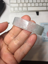 Load image into Gallery viewer, 48.3mm Certified Type A 100% Natural icy watery light green clear white super thin Jadeite Jade bangle PH250-0203