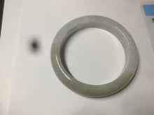 Load image into Gallery viewer, 55.9mm Certified Type A 100% Natural white/green/yellow early spring morning color Jadeite Jade bangle A105-5066