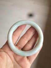 Load image into Gallery viewer, 54.8mm certified 100% natural type A light green/purple/yellow round cut jadeite jade bangle D124-8929
