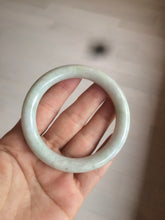 Load image into Gallery viewer, 54.8mm certified 100% natural type A light green/purple/yellow round cut jadeite jade bangle D124-8929