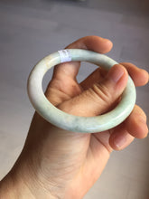 Load image into Gallery viewer, 54.5mm Certified Type A 100% Natural light green purple yellow round cut Jadeite Jade bangle GL48-8-4051