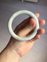 Load image into Gallery viewer, 54.5mm Certified Type A 100% Natural light green purple yellow round cut Jadeite Jade bangle GL48-8-4051