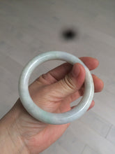 Load image into Gallery viewer, 54.8mm certified 100% natural type A light green/purple/yellow round cut jadeite jade bangle D124-8929
