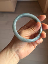 Load image into Gallery viewer, 60mm Certified Type A 100% Natural purple/gray/black Guatemala Jadeite bangle PF65-0428