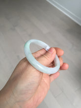 Load image into Gallery viewer, 51mm certified Type A 100% Natural green/purple/white oval Jadeite Jade bangle BM59-0262