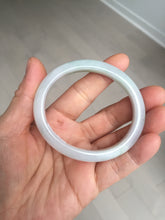 Load image into Gallery viewer, 51mm certified Type A 100% Natural green/purple/white oval Jadeite Jade bangle BM59-0262