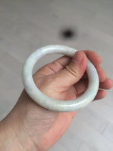 Load image into Gallery viewer, 54.8mm certified 100% natural type A light green/purple/yellow round cut jadeite jade bangle D124-8929