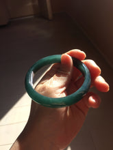 Load image into Gallery viewer, 59.8mm Certified Type A 100% Natural dark green/blue/gray/black Guatemala Jadeite bangle PJ140-1483