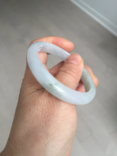 Load image into Gallery viewer, 51mm certified Type A 100% Natural green/purple/white oval Jadeite Jade bangle BM59-0262