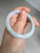 Load image into Gallery viewer, 51mm certified Type A 100% Natural green/purple/white oval Jadeite Jade bangle BM59-0262