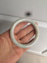 Load image into Gallery viewer, 54.8mm certified 100% natural type A light green/purple/yellow round cut jadeite jade bangle D124-8929