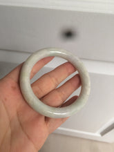 Load image into Gallery viewer, 54.8mm certified 100% natural type A light green/purple/yellow round cut jadeite jade bangle D124-8929