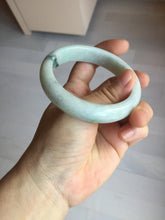 Load image into Gallery viewer, 56.8mm certified Type A 100% Natural sunny green light green Jadeite Jade bangle D140-4008