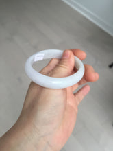 Load image into Gallery viewer, 52mm certified Type A 100% Natural green/purple/white oval Jadeite Jade bangle BM58-0261