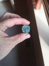 Load image into Gallery viewer, 100% Natural type A icy watery blue green gray Guatemala jadeite Rose Pendant group BP181