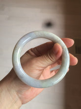 Load image into Gallery viewer, 56.8mm certified 100% natural type A light green/purple/yellow chubby round cut jadeite jade bangle D123-8923