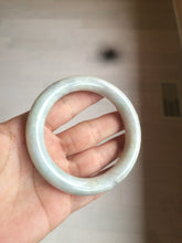 Load image into Gallery viewer, 56.8mm certified 100% natural type A light green/purple/yellow chubby round cut jadeite jade bangle D123-8923