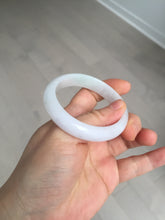 Load image into Gallery viewer, 52mm certified Type A 100% Natural green/purple/white oval Jadeite Jade bangle BM58-0261