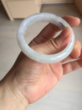 Load image into Gallery viewer, 51.5mm certified 100% natural type A icy watery light green/purple jadeite jade bangle BQ1-8154