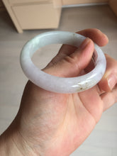 Load image into Gallery viewer, 51.5mm certified 100% natural type A icy watery light green/purple jadeite jade bangle BQ1-8154
