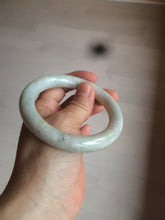 Load image into Gallery viewer, 56.8mm certified 100% natural type A light green/purple/yellow chubby round cut jadeite jade bangle D123-8923