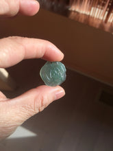 Load image into Gallery viewer, 100% Natural type A icy watery blue green gray Guatemala jadeite Rose Pendant group BP181