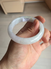 Load image into Gallery viewer, 51.5mm certified 100% natural type A icy watery light green/purple jadeite jade bangle BQ1-8154