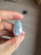 Load image into Gallery viewer, 100% natural icy watery green purple white yellow type A jadeite jade water drop/blessed melon/bamboo pendant necklace group BG45