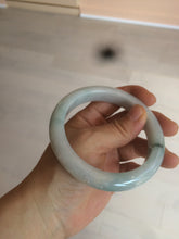 Load image into Gallery viewer, 61mm Certified Type A 100% Natural light green/white jadeite Jade bangle AX80-4362