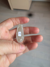 Load image into Gallery viewer, 100% natural icy watery green purple white yellow type A jadeite jade water drop/blessed melon/bamboo pendant necklace group BG45