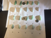 Load image into Gallery viewer, Type A 100% Natural icy watery light green/white/purple jadeite Jade magnolia buds group Pendant PH236