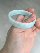 Load image into Gallery viewer, 51mm Certified Type A 100% Natural light purple/white square Jadeite Jade bangle BN98-2703