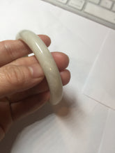 Load image into Gallery viewer, 57.9mm certified Type A 100% Natural beige yellow Jadeite Jade bangle G45-6731