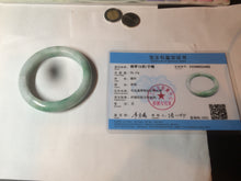 Load image into Gallery viewer, 55.8mm certified 100% natural Type A sunny green/white/red jadeite jade bangle BF80-4482