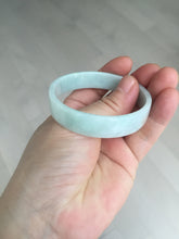 Load image into Gallery viewer, 51mm Certified Type A 100% Natural light purple/white square Jadeite Jade bangle BN98-2703