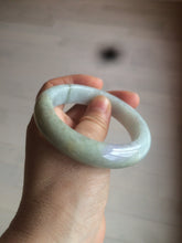Load image into Gallery viewer, 54.8mm certified type A 100% Natural green/yellow/purple(FU LU SHOU) jadeite jade bangle M82-2114