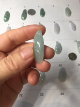Load image into Gallery viewer, Type A 100% Natural icy watery light green/white/purple jadeite Jade magnolia buds group Pendant PH236