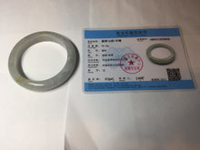Load image into Gallery viewer, 60mm Certified Type A 100% Natural white/light purple/brown/yellow/gray (FU LU SHOU) Jadeite Jade bangle BF105-8658