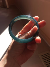Load image into Gallery viewer, 62mm Certified Type A 100% Natural dark green/blue/gray/black Guatemala Jadeite bangle PJ146-1472