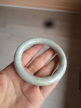 Load image into Gallery viewer, 56.8mm certified 100% natural type A light green/purple/yellow round cut jadeite jade bangle D121-8931