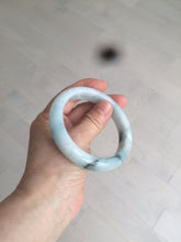 Load image into Gallery viewer, 58mm Certified Type A 100% Natural green/white Jadeite Jade bangle AX79-4354