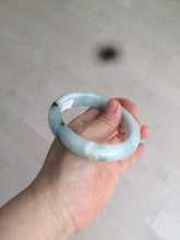 Load image into Gallery viewer, 58mm Certified Type A 100% Natural green/white Jadeite Jade bangle AX79-4354